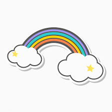 Magical Rainbow Unicorn Illustration Vector Free Image By Rawpixel Com Unicorn Illustration Rainbow Cartoon Cloud Stickers