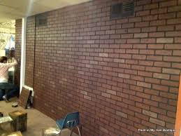 Faux Brick Paneling From Lowes Hmmmm Brick Faux Hmmmm Lowes Paneling Faux Brick Panels Faux Brick Faux Brick Walls