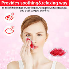 Amazon.com: TrelaCo 60 Pcs Gel Lip Ice Pack Bulk Reusable Boo Boo Packs Ice  Bag for Injuries Lip Shape Mini Cold Compress for Headaches Tired Eyes  Swelling Teeth Pain Relief(Rose Red) :