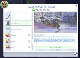 With the sims 4 youtuber career mod, you can select up to 7 different occupations. Xtreme Career The Sims 4 Catalog