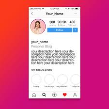 2019 Free Instagram Profile Psd Mockup Free Instagram Instagram Profile Mockup Free Download