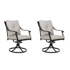 The chairs are solid and sturdy but unfortunately are not stackable unless you unscrew six screws (three per arm) in which case the whole set can then be stacked compactly back. Patio Chairs At Lowes Com