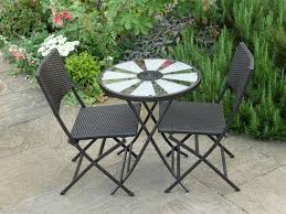 A Unusual Garden Bistro Set Consisting Of A Solar Powered Colour Changing Table And 2 Faux Rattan Bistro Set Luxury Garden Furniture Led Color Changing Lights