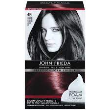 John Frieda Precision Foam Colour Dark Red Brown 4r By John Frieda Http Www Amazon Com Dp B004dk7ewu Ref Cm S John Frieda Dark Red Brown At Home Hair Color