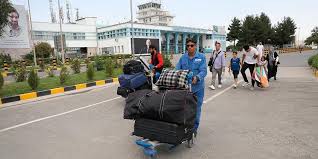 میدان هوائی بین المللی حامدکرزی ‎; As Taliban Tighten Their Grip Kabul Airport Only Way Out The New Indian Express