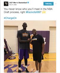 Check out current boston celtics player tacko fall and his rating on nba 2k21. Ucf Basketball Standout Tacko Fall Remains Undecided Of Looming Nba Draft Decision Sports Nsm Today