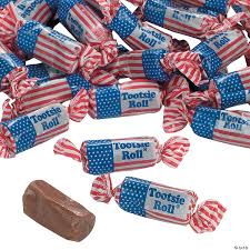 This homemade version has a few. Tootsie Roll Usa Flag Midgees Chocolate Candy Oriental Trading