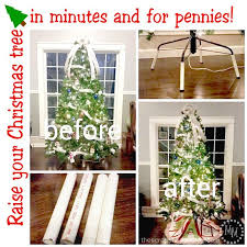 2014 Christmas Decor How To Raise Your Tree The Scrap Shoppe Cheap Christmas Trees Christmas Decorations Cheap Tall Christmas Trees
