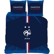 30 jours satisfait ou remboursé. Parure Housse De Couette En Coton Fff Champions Du Monde Fff Pas Cher A Prix Auchan