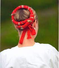 Costume And Embroidery Of Leksand Dalarna Sweden Historical Hairstyles Traditional Hairstyle Norwegian Clothing