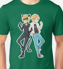 Miraculous Ladybug Chat Noir Gifts Merchandise Noir Mens Tops Chat Noir