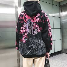 Shop now & stay comfy this summer! 2018 Winter Squid Cherry Blossom Hoodie Couple Romantic Fashion Harajuku Wild Casual Girl Clothing Male Hoodies Sweatshirts Aliexpress