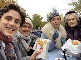 Ladybird writer and director greta gerwig directs little women, an adaptation of louisa may alcott's novel of the same name from the 1860s. Little Women Timothee Chalemet Shares Photo Of Himself Eating Wendy S With Meryl Streep And Greta Gerwig The Independent The Independent