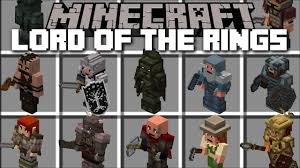 It contains everything you need for this: Minecraft Lord Of The Rings Mod Download