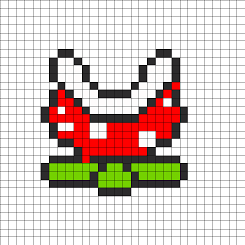 Mario Fire Thrower Perler Bead Pattern Bead Sprites Characters Fuse Bead Patterns Perles A Tisser