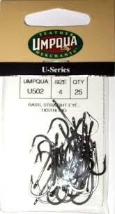 Umpqua Hooks Bass Pike U502 Size 2 0