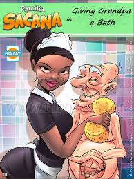 la familia sacana 7 – dando El abuelo Un Baño en porncomics