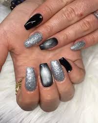 Check spelling or type a new query. Updated 50 Elegant Black And Silver Nails August 2020