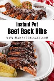 I used the recipe for the cook times for ribs my instapot. Instant Pot Beef Back Ribs Pressure Cooker Mama Needs Cake