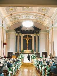 Combine them with tulle and bows to. Catholic Wedding Ceremony At Old Cathedral Basilica Of St Louis King Of France