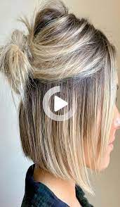 29 Chic Blunt Bob Kapsels Om Uit Te Proberen In Dit Jaar Blunt Bob Chic Dit Gemakkelijkekapselsknot Short Hair Updo Easy Easy Hair Updos Short Hair Updo