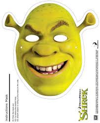 Free Printable Shrek Mask Craft Mama Likes This Printable Halloween Masks Halloween Printables Free Props Free