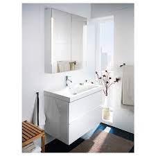 Il doit être suffisamment grand pour. Storjorm Element Miroir 2ptes Eclairage Int Blanc 80x14x96 Cm Ikea