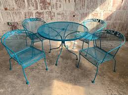Maybe you would like to learn more about one of these? Vintage Wrought Iron Patio Set In The Manner Of Russell Woodard For Sale At 1stdibs