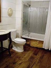 Cottage Dreamers Pine Wood Floors In The Bathroom Bathroom Shower Walls Pine Wood Flooring Wood Floor Bathroom
