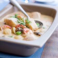 Blanquette Aux Poissons Et Fruits De Mer Recettes Recette Recettes De Cuisine Cuisine Poisson Recette