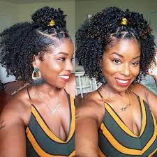40 Easy Rubber Band Hairstyles On Natural Hair Worth Trying Coils And Glory Natural Hair Styles Curly Hair Styles Rubber Band Hairstyles