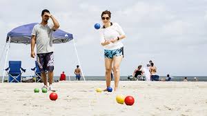 Game courts are fun things to build. Bocce Ball It S An Easy To Learn Laid Back Game So You Don T Have To