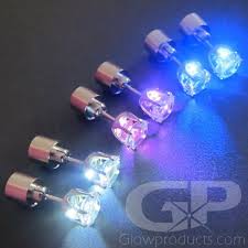 Light Up Led Earrings Glow In The Dark Earrings Glowproducts Com