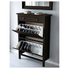 Hemnes Shoe Cabinet With 2 Compartments Black Brown 35x50 Ikea Idee Ikea Hemnes Scarpiera
