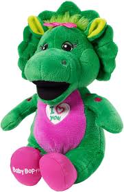 Barney buddies baby bop green & pink plush dinosaur figure. Fisher Price I Love You Baby Bop Plush Figure English Edition Toys R Us Canada