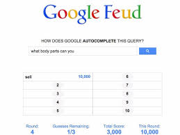 G o o g l e f e u d answers quick, accurate answers for google feud! Google Feud Online Game