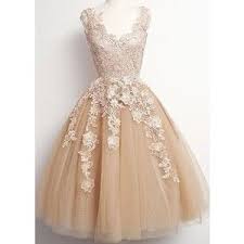 Rotita Champagne Lace Bodice Tulle Short Prom Dresses Prom Dresses Sleeveless Tulle Homecoming Dress Prom Dresses