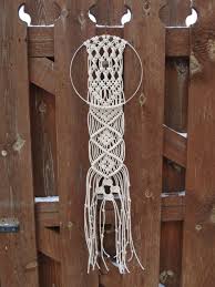Multi metallic rings metal wall decor. Macrame Wall Hanging 10 Quot Metal Ring Hoop 3mm Cotton Rope Macrame Wall Art White Tapestry Tribal Macrame Wall Art Macrame Wall Macrame Wall Hanging