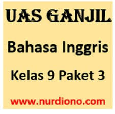 Contoh soal bahasa inggris adjective clause. Uas Ganjil Bahasa Inggris Kelas 9 Paket 3 Meaningful Life