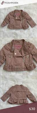 Nwot Urban Republic Leather Jacket Peplum Leather Jacket Boys Leather Jacket Girls Faux Fur Jacket