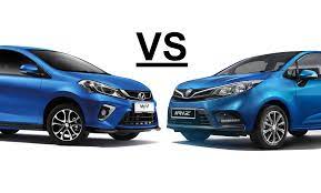 The new 2019 proton saga has fixed a lot of the previous model's weaknesses. Spec Vs Spec Perodua Myvi Vs Proton Iriz Automacha