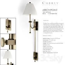 Currey Company Arrowpoint Wall Sconce 3d Model Wall Sconces Sconces Wall