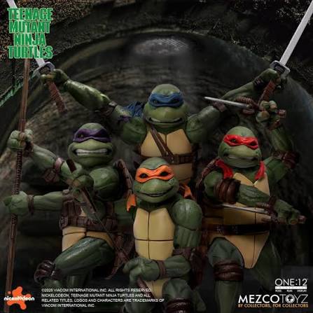 One:12 Collective Teenage Mutant Ninja Turtles (1990) Boxed Set | Mezco Toyz