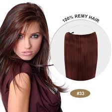 Product namedark auburn #33 straight clip in hair extensionshair material100% remy human hairha. Dark Auburn 33 Halo Hair Flip In Human Hair Extension Secret Hair Rosyqueenhair