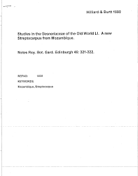 Image result for Streptocarpus hirticapsa