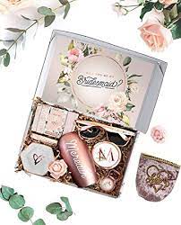 Amazon Com Caja De Propuesta De Dama De Honor Personalizada Will You Be My Bridesmaid Box Con Regalos De Dama De Honor Regalos De Despedida De Soltera Y Regalos De Despedida De Soltera Juego