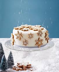 Shop christmas cake decorations at partyrama. How To Make A Spiced Snowflake Christmas Cake Delicious Magazine