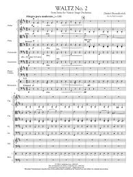 Waltz No 2 Dmitri Shostakovich Sheet Music Songbook Walmart Com Walmart Com