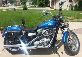 John G From Iowa Shares A Picture Of His 2007 Super Glide With The Mustang Wide Tripper Solo With Driver Backrest Thanks Super Glide Mustang Iowa