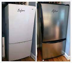 Lg refrigerators come with a host of innovative features that complement a range of lifestyles and kitchen configurations. Update Dishwasher Appliances Door Panel Cover More Self Adhesive Stainless Steel Nickel Finish Not Paint Or Contact Paper Stainless Steel Contact Paper Fridge Makeover Stainless Steel Panels